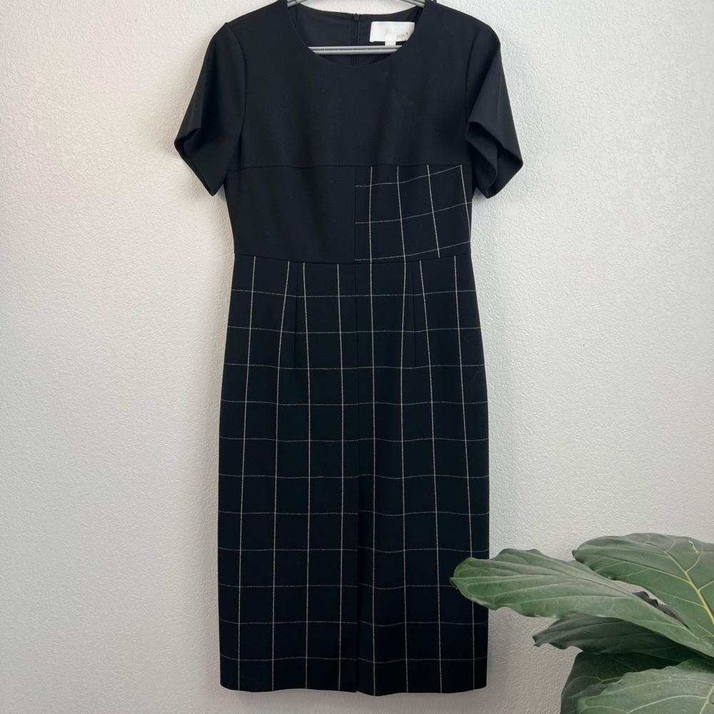 Hugo Boss Black and White Dress Sz:6